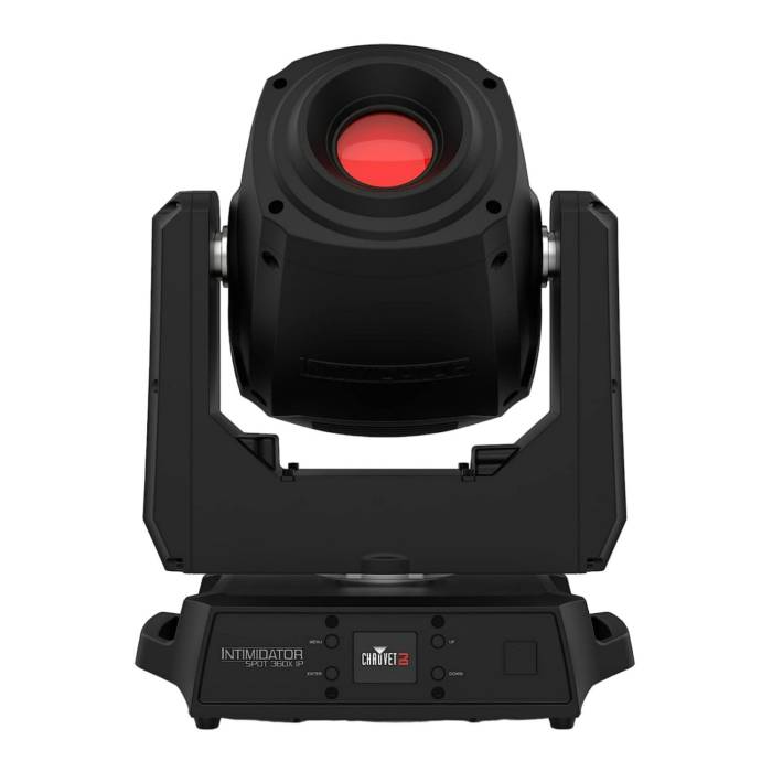 CHAUVET DJ Intimidator Spot 360X IP LED Moving Head Stage Light Unit with New Home Position (Black)