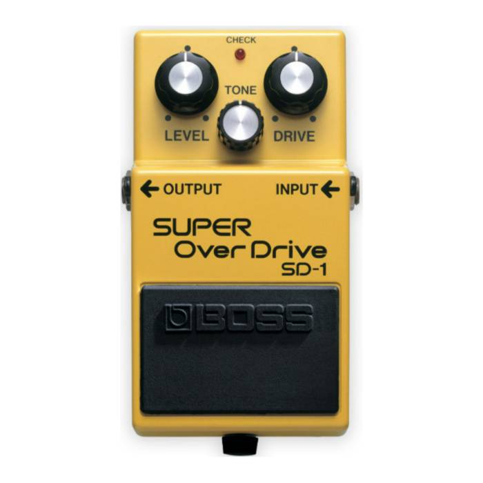 BOSS SD-1 Clipping Circuit Lower and Higher Drive Settings Super Overdrive Compact Pedal