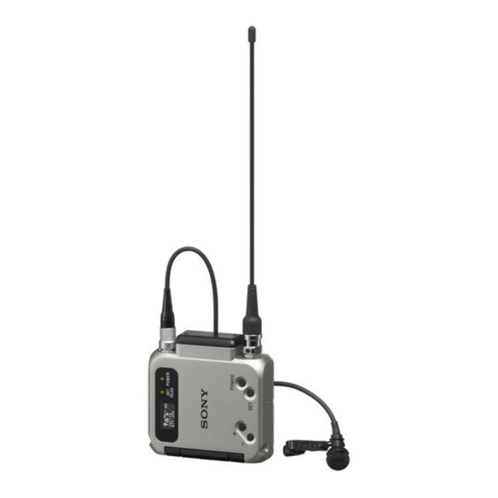 Sony DWT-B03R Digital Wireless Mini Bodypack Transmitter with OLED Display and Cross Remote Function - 1 Sony DWT-B03R Digital Wireless Mini Bodypack Transmitter with OLED Display and Cross Remote Function - 1