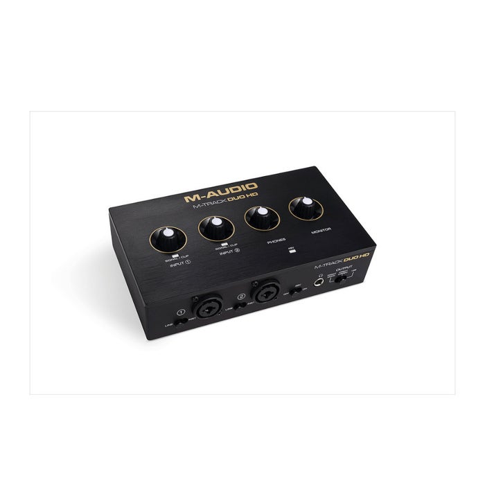 M-Audio M-Track Duo HD Pro-grade 24-bit 2-In 2-Out USB-C Audio Interface - 1 M-Audio M-Track Duo HD Pro-grade 24-bit 2-In 2-Out USB-C Audio Interface - 1