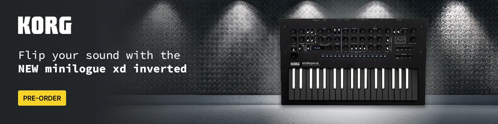 Korg Flip your sound with the new minilogue xd inverted
